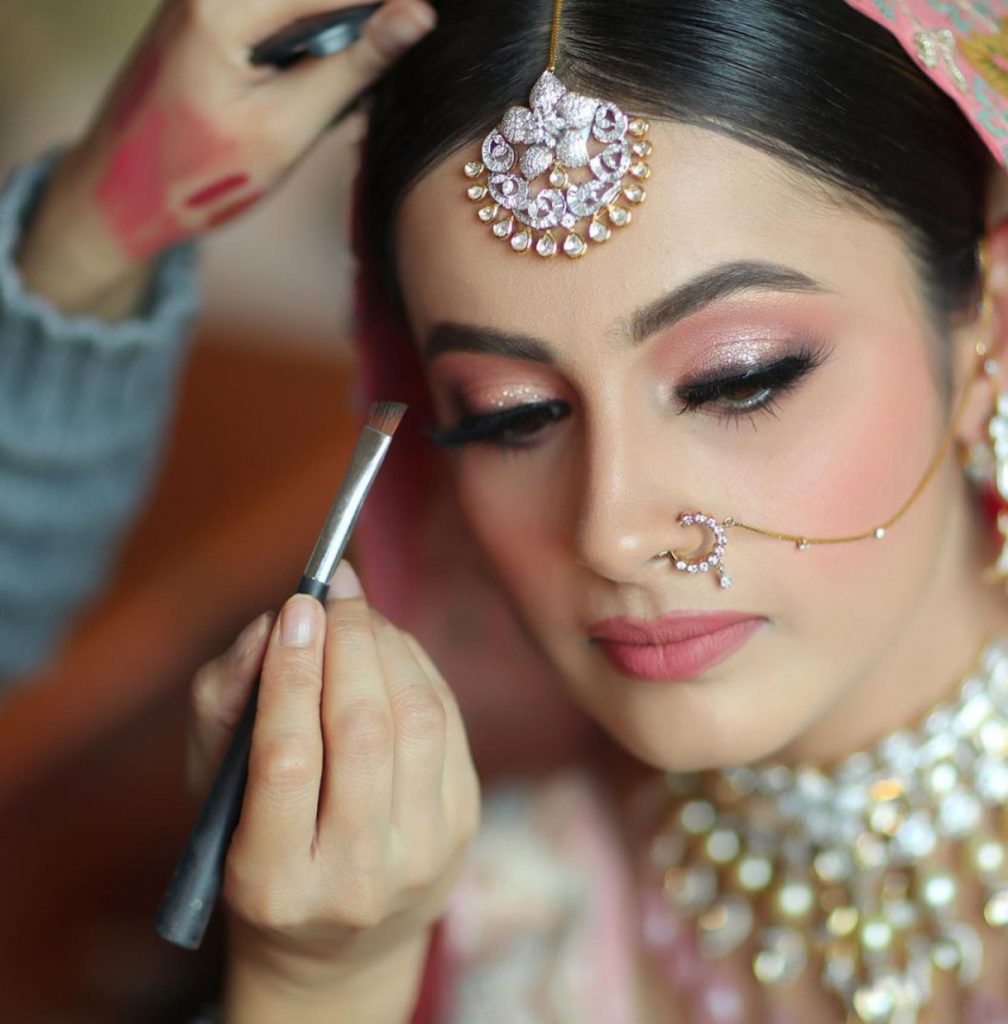 bridal makeup leena bhushan