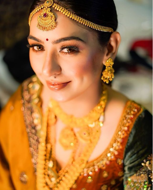 south indian bridal makeup